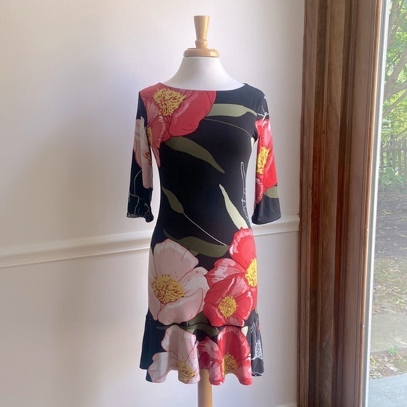 Eva Varro Bottom Flounce Dress Size Small